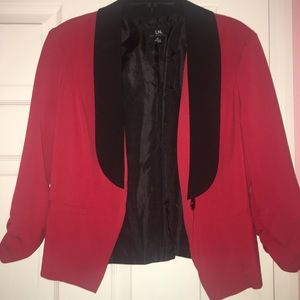 Red blazer